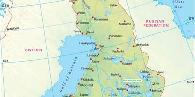 Mapi Finske geografiju