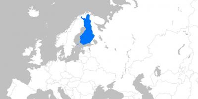 Finska na kartu europe