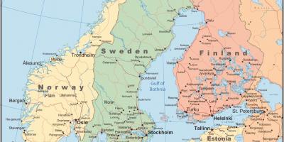 Mapi Finske i okolne države