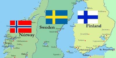 Finska u mapu svijet